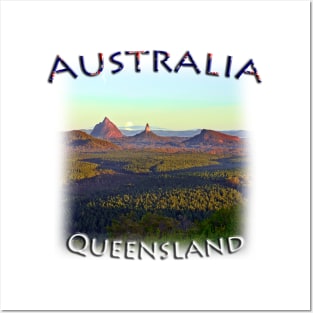 Australia - Queensland, Glasshouse Mountains Posters and Art